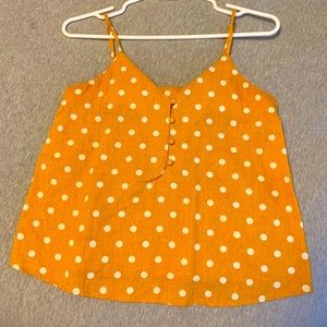 Polka Dot Yellow Cami